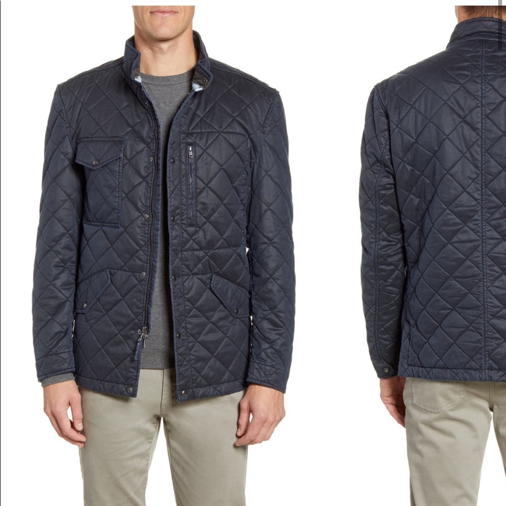Johnnie-O Weldon Quilted Field Jacket - Size Large
